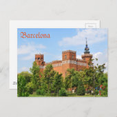 バルセロナ城 ポストカード (正面/裏面)