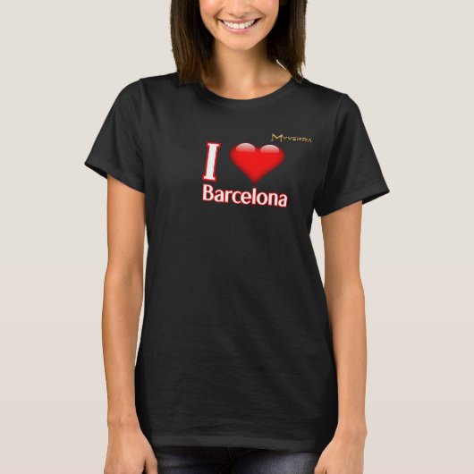 バルセロナ大好き Tシャツ (正面)