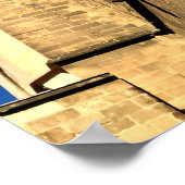 バルセロナ大聖堂のベルタワー ポスター (角)