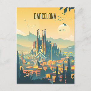 バルセロナ旅行 ポストカード