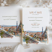 バルセロナ日付の保存先スペインEspaina I 招待状