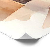 バルセロナ水彩画 ポスター (角)