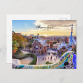 バルセロナ葉書 ポストカード (正面/裏面)