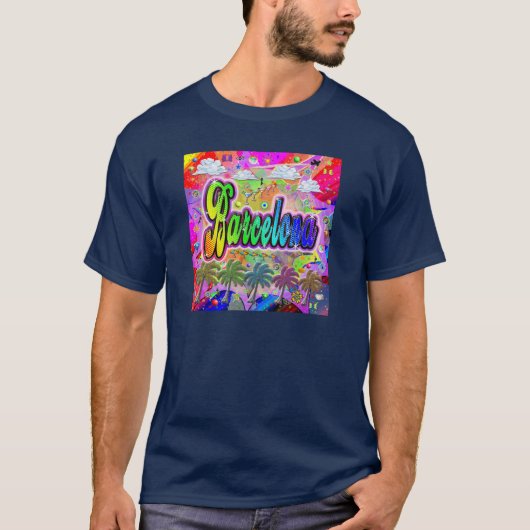 バルセロナ表現ビスタTシャツ Tシャツ (正面)