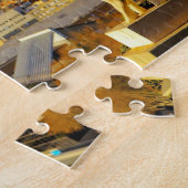 バルセロナ通りシーン。 ジグソーパズル (側面)