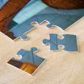 バルセロナ通りシーン。 ジグソーパズル (側面)