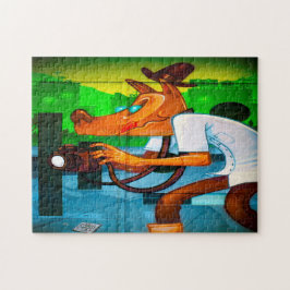 バルセロナ通りシーン。 ジグソーパズル