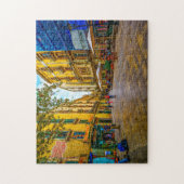 バルセロナ通りシーン。 ジグソーパズル (縦)