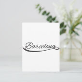 バルセロナ類型紙 ポストカード (スタンド正面)