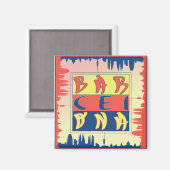 バルセロナ2インチスクエアマグネット マグネット (正面/裏面)