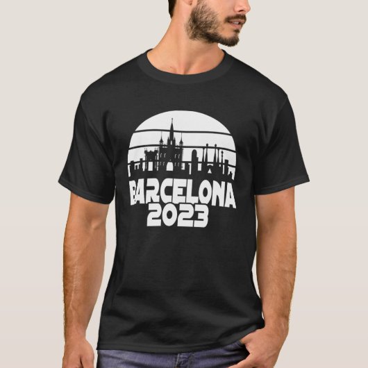 バルセロナ2023 Tシャツ (正面)