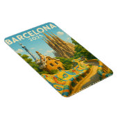 バルセロナ2025 – 夢が形になる場所 マグネット (右側)