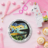 バルセロナ、ガウディ - トカゲ、スペイン(パーティー ディナー) ペーパープレート (パーティー)