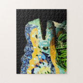 バルセロナ，ガウディ – リザード，スペイン（カタロニア） ジグソーパズル (縦)