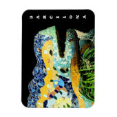 バルセロナ,ガウディ – リザード,スペイン マグネット (縦)