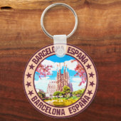 バルセロナ キーホルダー (裏面)