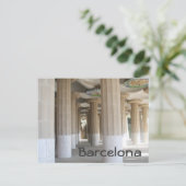 バルセロナ,グエル公園 ポストカード (スタンド正面)