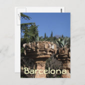 バルセロナ,グエル公園 ポストカード (正面/裏面)