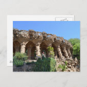 バルセロナ,グエル公園 ポストカード (正面/裏面)