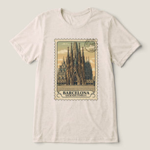 バルセロナ サグラダ・ファミリア トライブレンドTシャツ
