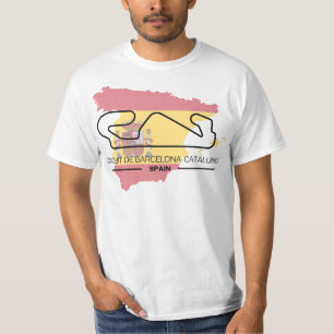 バルセロナ・サーキット フォーミュラ1 Tシャツ