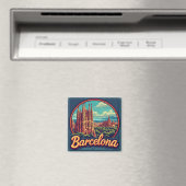 🧲 バルセロナ・シティブレイクの思い出 スペイン 🌴 マグネット (インサイチュ (食洗機))