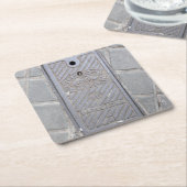 バルセロナ，スペインのユーティリティカバー – Coaster スクエアペーパーコースター (アングル)