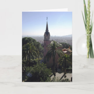 バルセロナ、スペインの挨拶状 カード