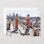 バルセロナ,スペインの都市景観写真 ポストカード (正面/裏面)