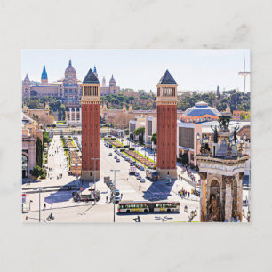 バルセロナ,スペインの都市景観写真 ポストカード