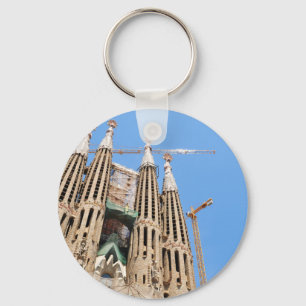 バルセロナ、スペインのSagrada Familia キーホルダー