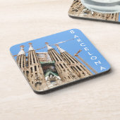 バルセロナ、スペインのSagrada Familia コースター (左側)
