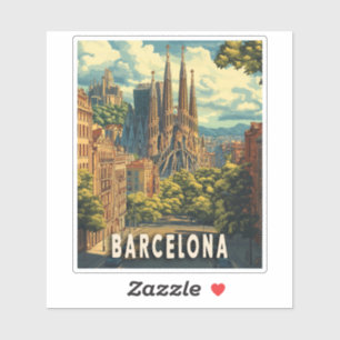 バルセロナ,スペイン旅行 シール