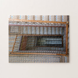 バルセロナ，スペイン – カラフルタイル階段パズル ジグソーパズル