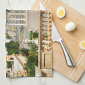 バルセロナ、スペイン キッチンタオル (四つ折り)