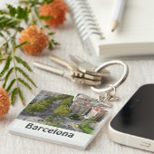 バルセロナ、スペイン キーホルダー (正面右)