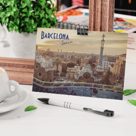 バルセロナ，スペイン – パークグエル葉書 ポストカード