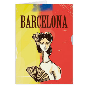 バルセロナ スペイン ビンテージ 旅行 ポスター