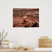 バルセロナ,スペイン ポスター (キッチン)