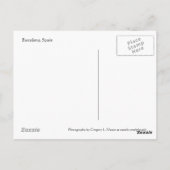 バルセロナ スペイン ポストカード (裏面)