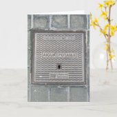 バルセロナ，スペイン – ユーティリティカバーグリーティングカード カード (黄色い花)