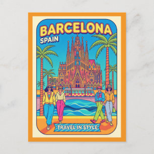 バルセロナ スペイン レトロ 1990年代 旅行 ポストカード