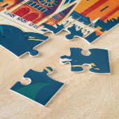 バルセロナ スペイン ヴィンテージ トラベル パズル (側面)