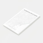 バルセロナ、スペイン|都市地図 ポストイット (アングル)