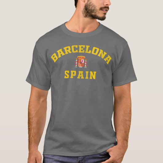 バルセロナ スペイン 70年代 レトロ Tシャツ (正面)