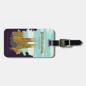 バルセロナ、スペイン- Sagrada Familia ラゲッジタグ (正面横)