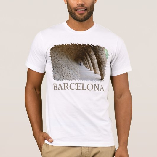 バルセロナ、スペイン Tシャツ (正面)