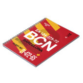 バルセロナ – トラベルジャーナル ノートブック (左側)