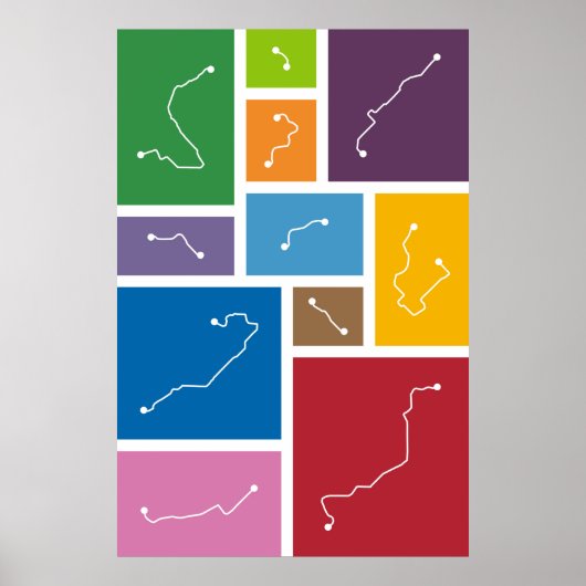 バルセロナ – トランジットパレット ポスター (正面)