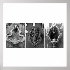 バルセロナ，ドアノックers ポスター